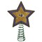 The Memory Company 10" Lighted Gold and Blue Star NFL Baltimore Ravens Mosaic Christmas Tree Topper